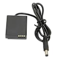 Miniatyrbillede 2 af 5: BLE9 DC Koblingssæt Fuld Dekodning Kamera Dummy Batteri med USB Adapter til DMW BLG10 GF3 GF6 GX7 GX85 G100 LX100
