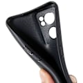 Miniatyrbild 4 av 5: Skyddande TPU-skal för OnePlus Nord CE 2 5G - Matt svart, anti-fingeravtryck, flexibelt-AD10-