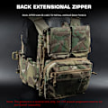 Miniatyrbild 5 av 6: LV-119 Lågprofil Slick Plate Carrier Taktisk Väst Airsoft Militär Krigslek Lätt Anpassningssystem Slickster Assault Väst VE-73 CP