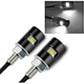 Miniatyrbillede 1 af 5: LED Lys Bil og Motorcykel Nummerplade Lyspærer Skruebolt LED Lys 12V Universal LED Nummerplade 2 stk (Hvid)