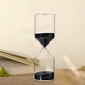 Miniatyrbillede 6 af 7: Timeglas, cylinderformet 30 minutters sandglas sandtimer glas boligindretning fødselsdagsgave
