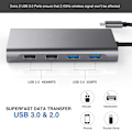 Miniatyrbild 4 av 5: Type-c Dockningsstation 11 i 1 Multi-in-one Usb Hub