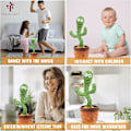 Miniatyrbilde 5 av 8: Kaktusleker som lærer å snakke, synge, danse, svinge, plysjleker, pedagogiske leker Dancing Cactus