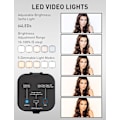 Miniatyrbilde 5 av 5: 64 LED Oppladbar Selfie-lys - 5 Lysmoduser Telefon Ringlys Mini Bærbar Clip-on Fylllys[GKS]