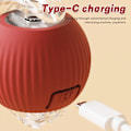 Miniatyrbilde 6 av 9: Smart Cat Ball Leketoy Automatisk Rullende Ball Elektrisk Katt Leke Selvstyrende Interaktiv Katt Hund 2024 Red