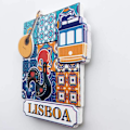 Pikkukuva 3 / 5: 3D Lissabon Portugali Jääkaappimagneetti Turistimatkamuisto Käsintehty Resi