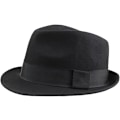 Miniatyrbilde 4 av 5: Unisex Britisk - Stil Retro Jazzhatt med Bred Skygge, Imitert Ullfilt Hatt, Flott for Solbeskyttelse og Sceneopptredener