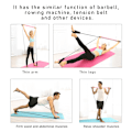 Pikkukuva 8 / 8: Jooga Vetoköysi Kuntoiluvälineet Pilates Tanko Monitoiminen Kotikuntoilu Joustavat Tangot Lihasten Rentoutus 0.7