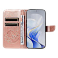 Miniatyrbild 3 av 5: Plånboksfodral för vivo S19 5G/V40 5G Stötsäkert Flip Fodral Blommigt Fjäril Läder Telefonfodral Flerfärgat Multicolor Style F