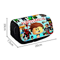 Miniatyrbillede 2 af 3: Roblox Game Dobbelt Lag Zipper Penalhus 3d Print Stationery Box Tegneserie Penalhus Til Grundskoleelever A