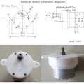 Pikkukuva 3 / 5: Suurivääntöinen 12 V DC -moottori, pienikierroksinen sähkömoottori/vaihdelaatikko, 3 rpm, 4 mm:n akselin halkaisija, mikromoottori, 1 kpl