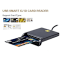 Miniatyrbild 5 av 5: USB Smart Card Reader för Bankkort IC/ID EMV Kortläsare Hög Kvalitet för Windows 7 8 10 Linux Os USB-CCID ISO 7816 KR