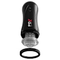 Miniatyrbild 3 av 4: Masturbator - Pipedream - Moto Stroker - Laddningsbar - Vibrerande - Svart