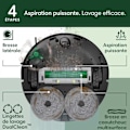 Miniatyrbild 5 av 6: Robotdammsugare iRobot Roomba Plus 405 - Multifunktionsstation - Tvätt och torkning av moppar - LiDAR Clearview Svart