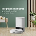 Miniatyrbild 5 av 6: EZVIZ RE5 Plus - Robotdammsugare med Automatisk Avtappningsstation - LiDAR-Navigering - Hinderdetektering - 4000Pa Vit
