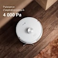 Miniatyrbild 4 av 6: EZVIZ RE5 Plus - Robotdammsugare med Automatisk Avtappningsstation - LiDAR-Navigering - Hinderdetektering - 4000Pa Vit