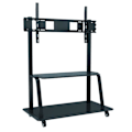 Miniatyrbild 1 av 4: Techly ICA-TR30 bärbar platt vagn - Svart - 2,54 m (100") - TV - 140 kg - 1200 x 600 mm