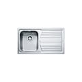 Miniatyrbild 2 av 3: Diskho - Franke - Logik Line lLX 611-L - Rektangulär - Inox - 1 fack - 50 cm djup Rostfritt stål