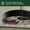 Miniatyrbild 3 av 6: Robotdammsugare iRobot Roomba Plus 405 - Multifunktionsstation - Tvätt och torkning av moppar - LiDAR Clearview Svart