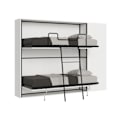 Miniatyrbild 1 av 6: Sängskåp - Kando - H - 2 sängar - Vit Ask - Modern design Vit Ask