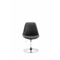 Miniatyrbild 2 av 4: Maverick matstol i konstläder - Svart - Modern design - Bekväm - Justerbar i höjdled Svart