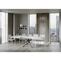 Miniatyrbild 3 av 4: Utdragbart bord Utdragbart bord 90x140/244 cm Volantis White Ash ram 4/C Vit