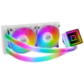 Miniatyrbild 1 av 5: Kit vattenkylning AIO - Mars Gaming - ML-Ultra RGB - 240mm - Vit - Anpassningsbar RGB-belysning