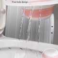 Miniatyrbilde 5 av 11: Foldbar Toalett Sitzbad Bidet Dusj Spesial Vask Hip Rengjøring Bløtlegging Kar for Gravide Rosa - A