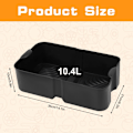 Miniatyrbillede 2 af 7: Silikon Airfryer Beklædninger til Ninja Flex Skuffe Airfryer, Genanvendelige til 10,4L Black 1