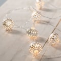 Miniatyrbillede 1 af 2: Led-lyskæde med kugler USB 3 meter 20 led-lamper