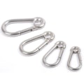 Miniatyrbilde 2 av 5: M4 M5 M6 M7 M8 Karabinhake i rustfritt stål Karbinkrok med M8X80mm