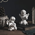 Miniatyrbillede 4 af 5: Læsebog Engel Statue, Kerub Vinger Engel Statue i