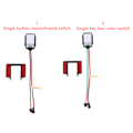 Miniatyrbild 2 av 5: LED-dimmer 12-24V peksensor strömbrytare 5A pekdimmer för badrum 1(en färg switch)