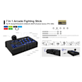 Miniatyrbild 2 av 11: Retro Arcade Station Spelkonsol USB Speljoystick Rocker Fighting Controller för Spelmaskin