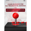 Miniatyrbilde 5 av 11: Spilljoystick Rocker Fighting Controller for Switches PC Spillkontroller Styrebrett Joystick Kontroll Enhet Svart