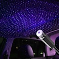 Miniatyrbillede 1 af 5: Stjerneprojektor Natlampe, Justerbar USB Natlampe, Blålilla
