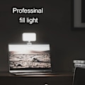 Pikkukuva 3 / 5: Bärbar Mini Selfie Fill Light Uppladdningsbar 3 lägen Justerbar A