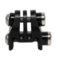 Miniatyrbild 5 av 11: Uppgraderad Actionkamera-skena Fäste Snabbadapter för Picatinny Airsoft Gevär Fäste Adapter för Utomhusutrustning Hållbar Lera Färg