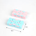 Miniatyrbilde 3 av 5: Uendelig kube dekompresjonsartefakt lommekub macaron lommeflip kube dekompresjon mini lomme Green Infinite Cube