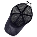 Miniatyrbillede 4 af 8: Mesh-kasket til mænd Justerbare åndbare kasketter mænd Sort onesize Black onesize