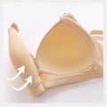 Miniatyrbillede 10 af 11: Plus Size BH Uden Stålring Tynd BH Push Up Løft Bralette Toppe nude nude L 40/90BC