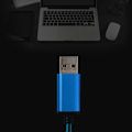 Miniatyrbillede 6 af 11: 2 i 1 USB til 3,5 mm hovedtelefonkabeladapter USB han til 3,5 AUX lyd hun-stik til Apple for Beats hovedtelefonadapter Sort 1m Black 1m