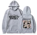Sabrina Carpenter Merchandise Hoodies Tryckt Sweatshirt Lös Pullover Casual Långärmad För Män Kvinnor Grå Grå Grå Grey M