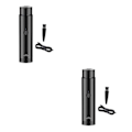 Pikkukuva 1 / 5: 1/2/3/5 Mini sähköinen partakone Kannettava Vedenkestävä Helppo puhdistaa Musta 2 kpl Black 2PCS