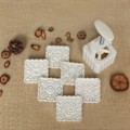 Miniatyrbillede 4 af 5: 150g Månekageform 6 stk Firkantede Blomsterfrimærker Håndpresset Månekage Kageform