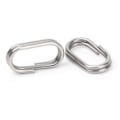 Miniatyrbilde 3 av 5: Fiske Henge Snap Barrel Svirvel Oval Split Rings 5 X 8 MM