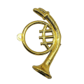 Pikkukuva 6 / 8: Dockhus Miniatyr galvaniserat guld Musikinstrument DIY S A3 onesize A3 onesize