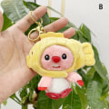 Miniatyrbillede 1 af 5: e Cartoon plys nøglering hænge Creative Civet Cat Doll Bag Ha B
