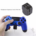 Miniatyrbillede 2 af 5: Gamepad Headset Adapter Justerbar Lydstyrke Headset til PS4 Controller