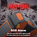 Miniatyrbild 3 av 5: 10000mAh Handvev Nödradio - Sol Handvev Radio Camping Gadgets Överlevnadsutrustning
